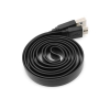 System-S Wide Flat Noodle Micro USB 3.0 Sync & Charge Adapter Cable 100 cm for Samsung Galaxy Note 3