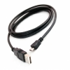 System-S 2m 2 x high speed micro USB charging twice as fast cable cord double speed colour black