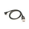 System-S USB A (male) to USB 2.0 Micro B (left angled/male) cable adapter cable cord data and Sync 50 cm