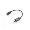 System-S USB 3.1 Type C male zu DC 5.5 V, 2.A, 2,5 mm Stromkabel female Adapter Kabel Verlngerung 17 cm