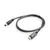 System-S USB 3.1 Type C (male) to DC 5.5 V, 2.A, 2,5 mm power jack cable adapter cord 80 cm