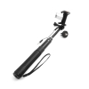 System-S 80 cm monopod selfiepod selfiestick stick holder for Smartphones 1/4 screw adapter clip 5-8cm with remote shutter control