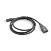 System-S USB 3.1 Type C (female) zu USB 3.1 Type C (male) Adapter Kabel Verlngerung 100 cm