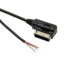 System-S Open Wire Charge Adapter Cable Media In AMI MDI to USB  For VW AUDI