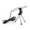 System-S USB Digital Mikroskop Digitalmikroskop bis 300-facher Vergrößerung mit LED-Beleuchtung und Stativ