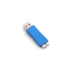 System-S Micro USB B 3.0 (male) to USB 3.0 A (male) Adapter in Blau