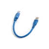 System-S Super Short USB 3.0 A Male to USB 3.0 A Female Cable 30cm