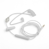 Einohr Anti-Strahlung Anti-Radiation Headset Kopfhörer mit Schallschlauch Weiß
