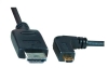 SYSTEM-S 90 grad gewinkelt Micro HDMI to Standard HDMI Kabel 1,5 m
