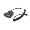 System-S 2 Ampere Micro USB 2.0 Ladegert Netzteil 90 Grad gewinkelt Winkelstecker (links/male) Spiral Ladekabel Reiseladegert 1,5 m