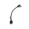 SYSTEM-S Micro USB 3.0 zu USB 3.0 Typ A 90 gewinkelt Kabel Datenkabel Ladekabel 17 cm