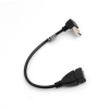 USB Kabel 2.0 Typ A (male) 90° gewinkelt Aufwärts Winkel auf USB 2.0 Typ A (female) Ladekabel Datenkabel Verlängerungskabel 20 cm