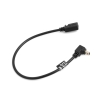 SYSTEM-S Mini USB 90 Grad aufwrts gewinkelt Winkel Kabel auf Mini USB Buchse Adapter Datenkabel Ladekabel 27 cm