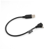 SYSTEM-S Micro USB 90 Grad aufwrts gewinkelt Winkel Kabel Adapter Datenkabel Ladekabel 27 cm