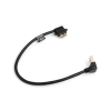 SYSTEM-S Micro USB 3.0 Kabel 90 Grad Winkel Rechts gewinkelt auf USB Typ A 3.0 Aufwrts gewinkelt Adapter Datenkabel und Ladekabel 27 cm
