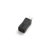 SYSTEM-S Mini USB Stecker auf  Mini USB Buchse Adapterkabel Adapterstecker Adapter
