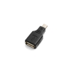 SYSTEM-S Mini USB (male) auf USB Typ A (female) Adapter OTG Host Cable Flash Drive Verbindung fr Smartphone Handy Tablet PC