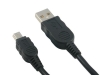 SYSTEM-S Mini USB Stecker zu USB A 2.0 Stecker Adapter Kabel Datenkabel Ladekabel 100 cm