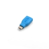 SYSTEM-S USB 3.1 Typ C Stecker (male) auf USB A 3.0 Buchse (female) Kabel Adapter Converter