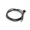 SYSTEM-S USB 3.0 A (male) zu Micro USB 3.0 (male) Kabel Aufwrts Gewinkelt 90 Grad Winkel 120cm High Speed Datenkabel Ladekabel mit Feststellschraube