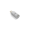 SYSTEM-S Adapter USB 3.1 Typ C fr microSD TF T-Flash Karten Leser Card Reader Mini Kartenlesegert in Wei
