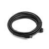 System-S USB 3.0 A zu Micro USB 3.0 90 Grad Linker Winkel 5 Meter Kabel mit Feststellschraube