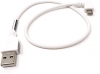 System-S Micro USB Kabel 20 cm Stecker 90° Rechts Gewinkelt zu Typ A Stecker