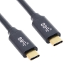 System-S USB Typ C 3.1 Kabel auf USB Typ C 3.1 Gen 2 100W Gbit/s 100cm