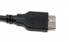 USB 3.1 Kabel 17 cm Typ C Stecker zu 3.0 Micro B Stecker Adapter in Schwarz