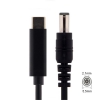 USB 3.1 Kabel 145 cm Typ C Stecker zu DC 20 V 5,5 x 1,1 mm Stecker Adapter
