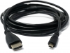 HDMI  Kabel 3 m Stecker zu Micro Stecker Adapter in Schwarz