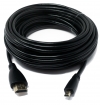 HDMI 2.1 Kabel 10 m Stecker zu Micro Stecker Adapter in Schwarz