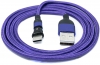 USB 3.1 Kabel 1 m Typ C Stecker zu 2.0 A Buchse Adapter 180 Winkel in Lila