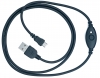 USB 2.0 Kabel 100 cm Micro Stecker zu 2.0 A Stecker mit Schalter in Schwarz
