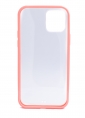 Schutzhülle aus Silikon in Pink Transparent Hülle kompatibel mit iPhone 12 Pro