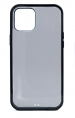 Schutzhülle aus Silikon in Schwarz Transparent Hülle kompatibel mit iPhone 12 Pro Max