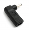 USB 3.1 Adapter Typ C Buchse zu DC 20V 4,5 x 3,0 mm Stecker Winkel Kabel Schwarz
