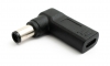USB 3.1 Adapter Typ C Buchse zu DC 20V 7,4 x 5,0 mm Stecker Winkel Kabel Schwarz
