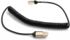 USB Typ C 3.1 (Male) zu USB A 2.0. (Male) Kabel 50-100 cm Dehnbares Spiralkabel