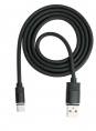 USB 3.1 Kabel 1 m Typ C Stecker zu 2.0 Typ A Stecker aus TPE in Schwarz