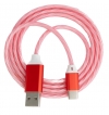 USB 3.1 leuchtendes Kabel 1 m Typ C Stecker zu 2.0 Typ A Stecker Adapter in Rot