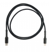 USB 3.1 Kabel 1 m Typ C Stecker zu 8 pin Stecker Adapter geflochten Schwarz