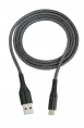 USB 3.1 Kabel 1 m Typ C Stecker zu 3.0 Typ A Stecker Adapter geflochten Schwarz