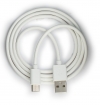 USB 3.1 Kabel 1 m Typ C Stecker zu 2.0 Typ A Stecker Adapter aus TPE in Wei