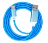 USB 3.1 leuchtendes Kabel 1 m Typ C Stecker zu 2.0 A Stecker Adapter in Blau