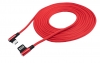USB 3.1 Kabel 3 m Typ C Stecker zu 2.0 A Stecker Winkel Adapter geflochten Rot