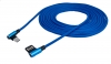 USB 3.1 Kabel 3 m Typ C Stecker zu 2.0 A Stecker Winkel Adapter geflochten Blau