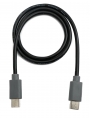 USB 3.1 Kabel 50 cm Typ C Stecker zu Stecker Adapter Schwarz