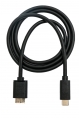 USB 3.1 Kabel 100 cm Typ C Stecker zu 3.0 Micro B Stecker Adapter in Schwarz