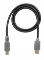 USB 3.1 Kabel 50 cm Typ C Stecker zu 2.0 Micro B Stecker OTG Adapter in Schwarz